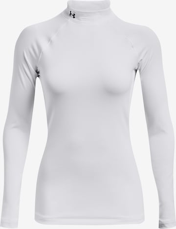 UNDER ARMOUR Base Layer 'Cold Gear' in White: front