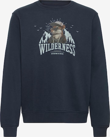 Sweat-shirt 'BHIAN' BLEND en bleu : devant