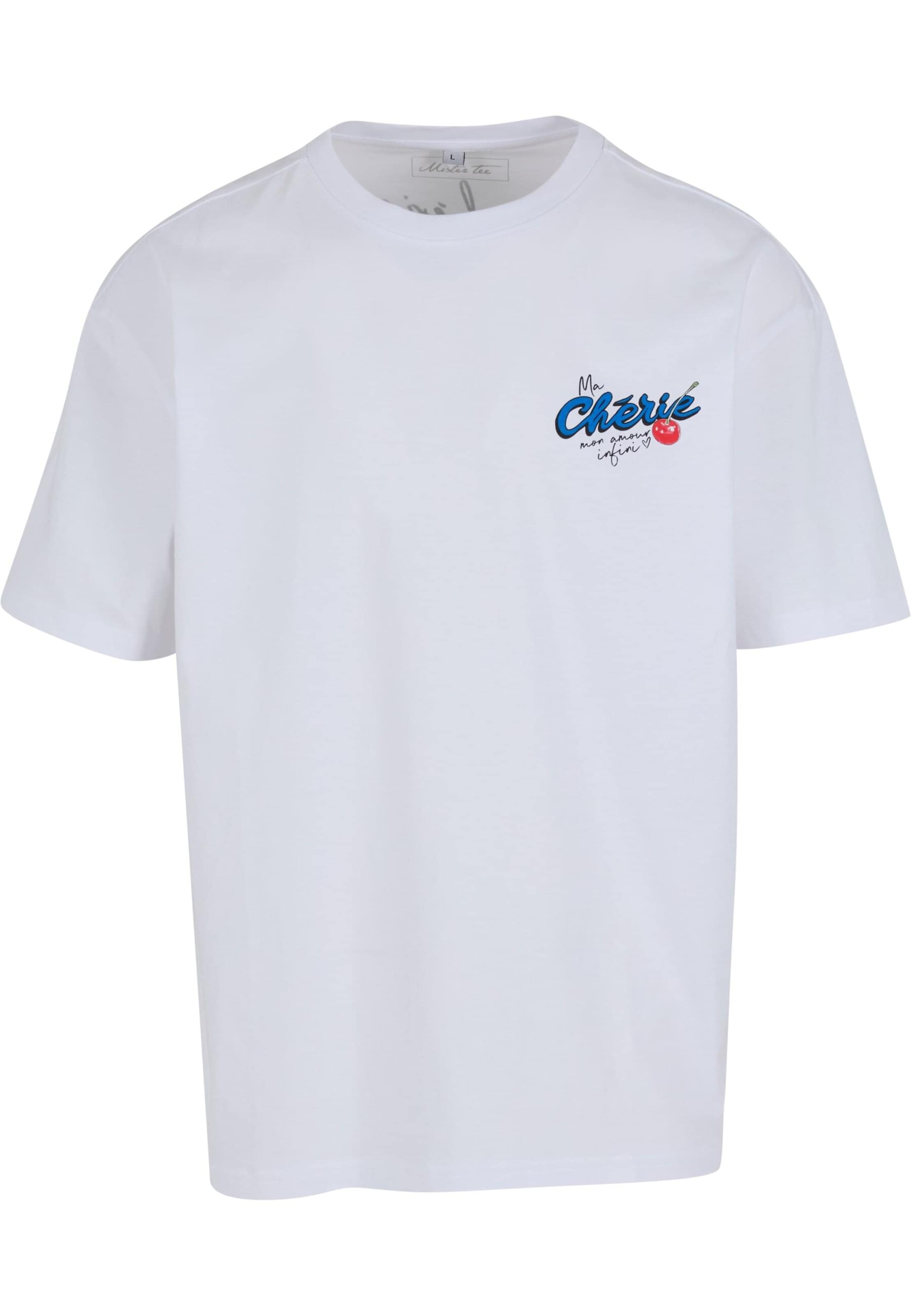 Mister Tee Shirt 'Mon Amore Infini' in White: front