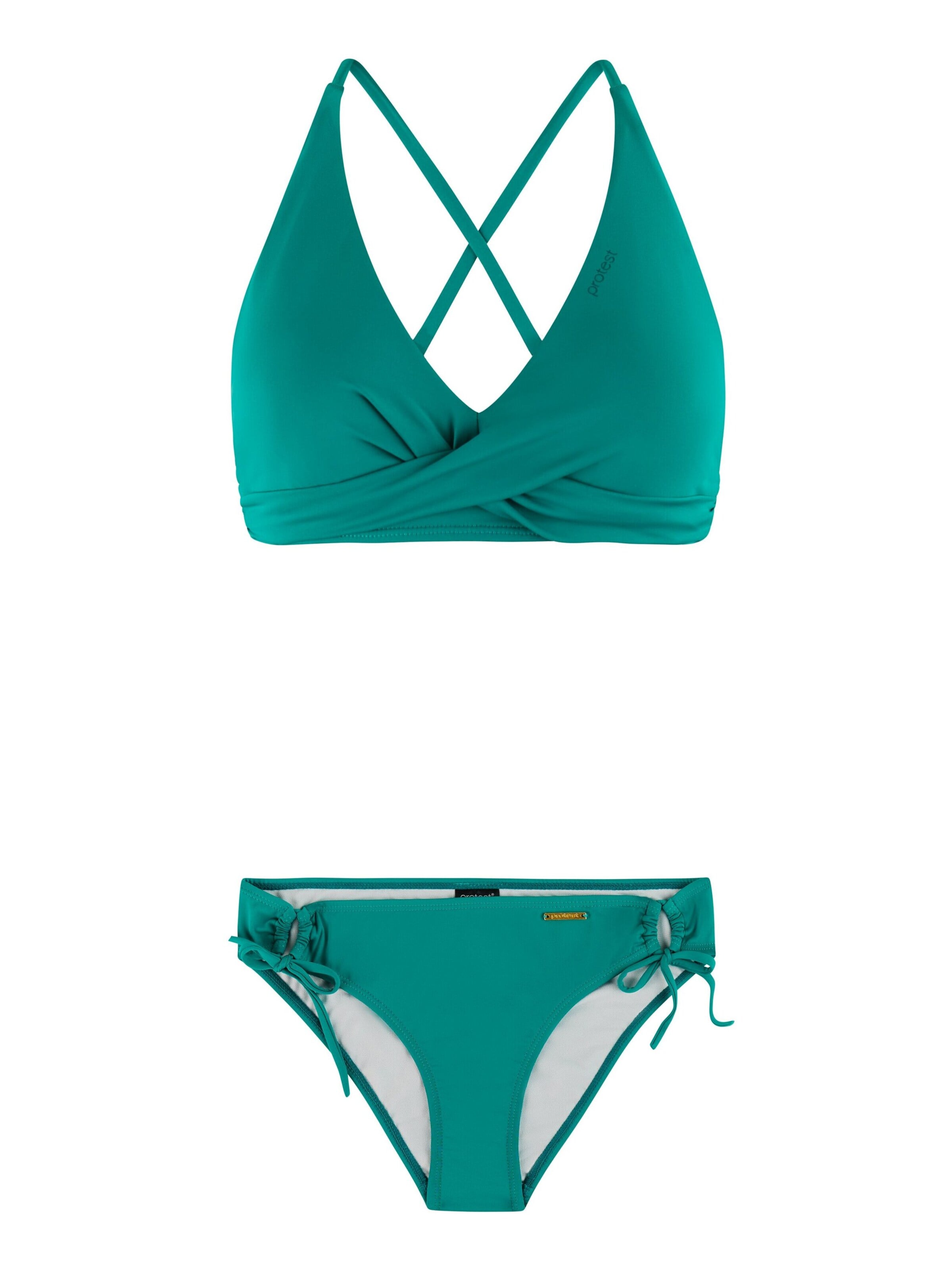 PROTEST Triangel Bikini 'PRTCelia' in Groen: voorkant