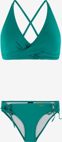 PROTEST Triangle Bikini 'PRTCelia' in Green: front