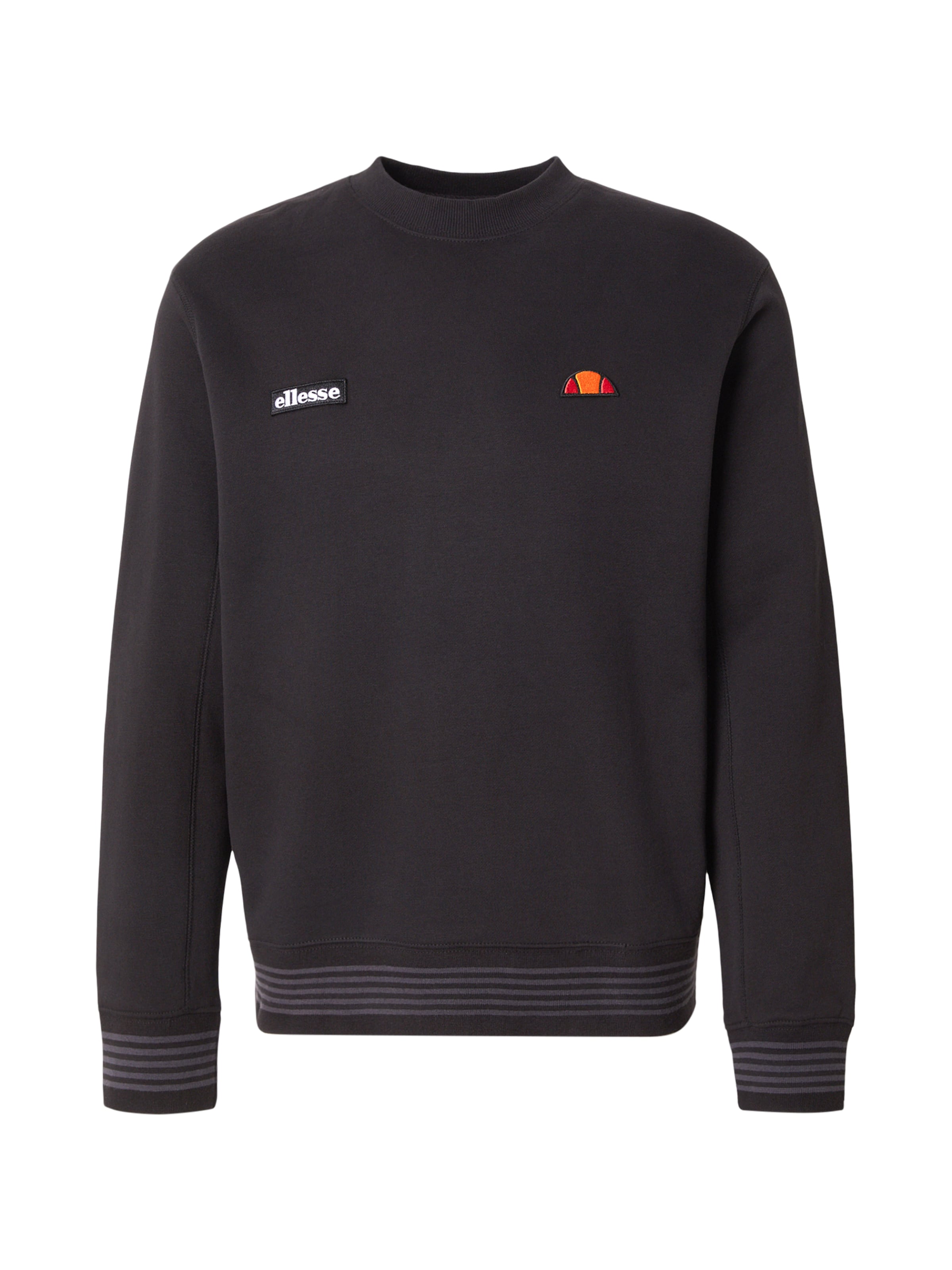 Bluză de molton 'Verazo' de la ELLESSE pe negru: față