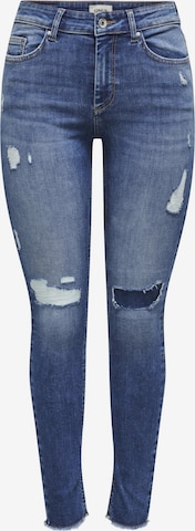 ONLY Skinny Fit Дънки 'ONLBlush' в синьо: отпред