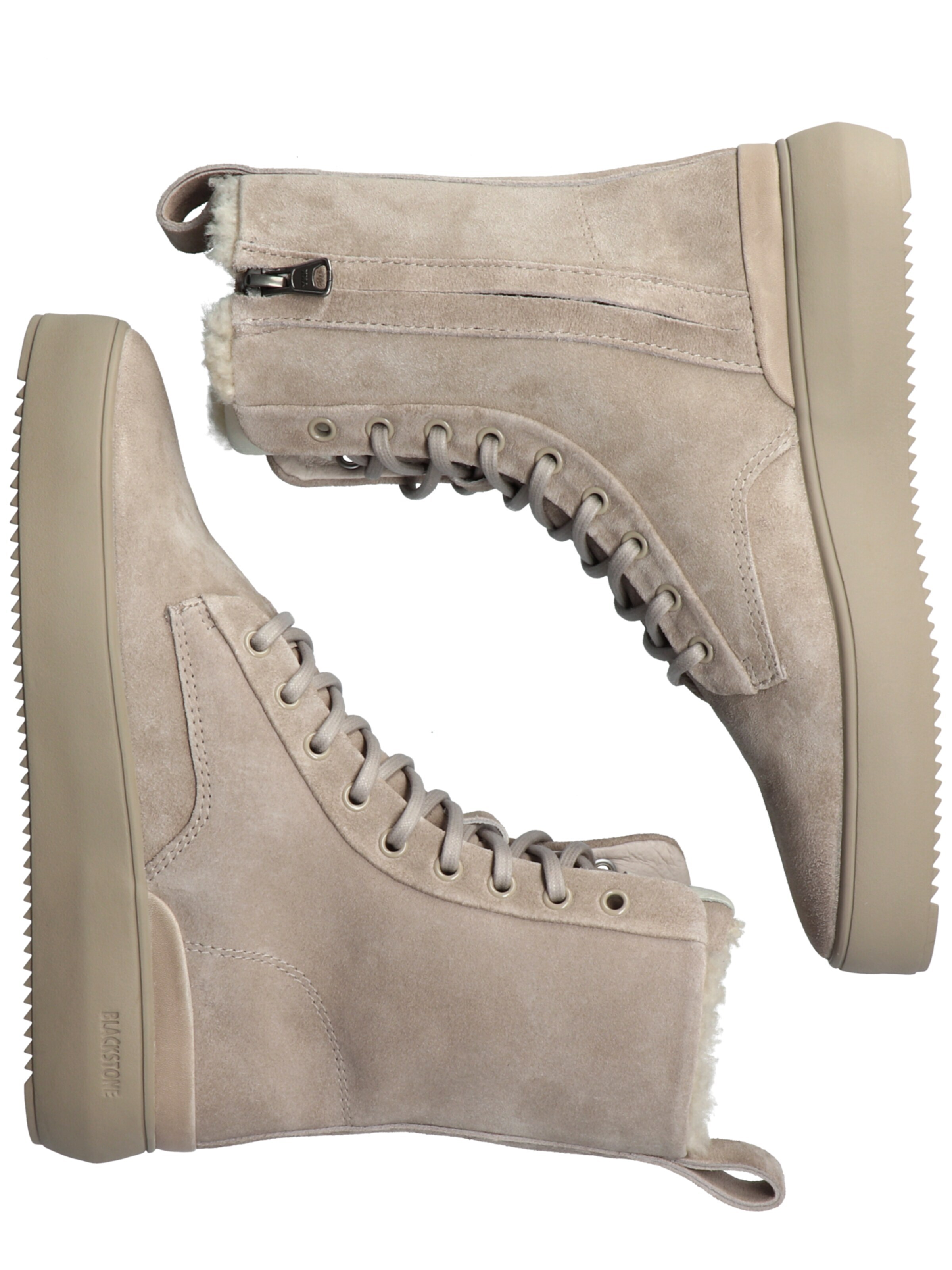BLACKSTONE Sneakers hoog 'NORA' in Grijs