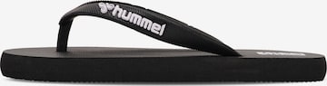 Claquettes / Tongs Hummel en noir : devant