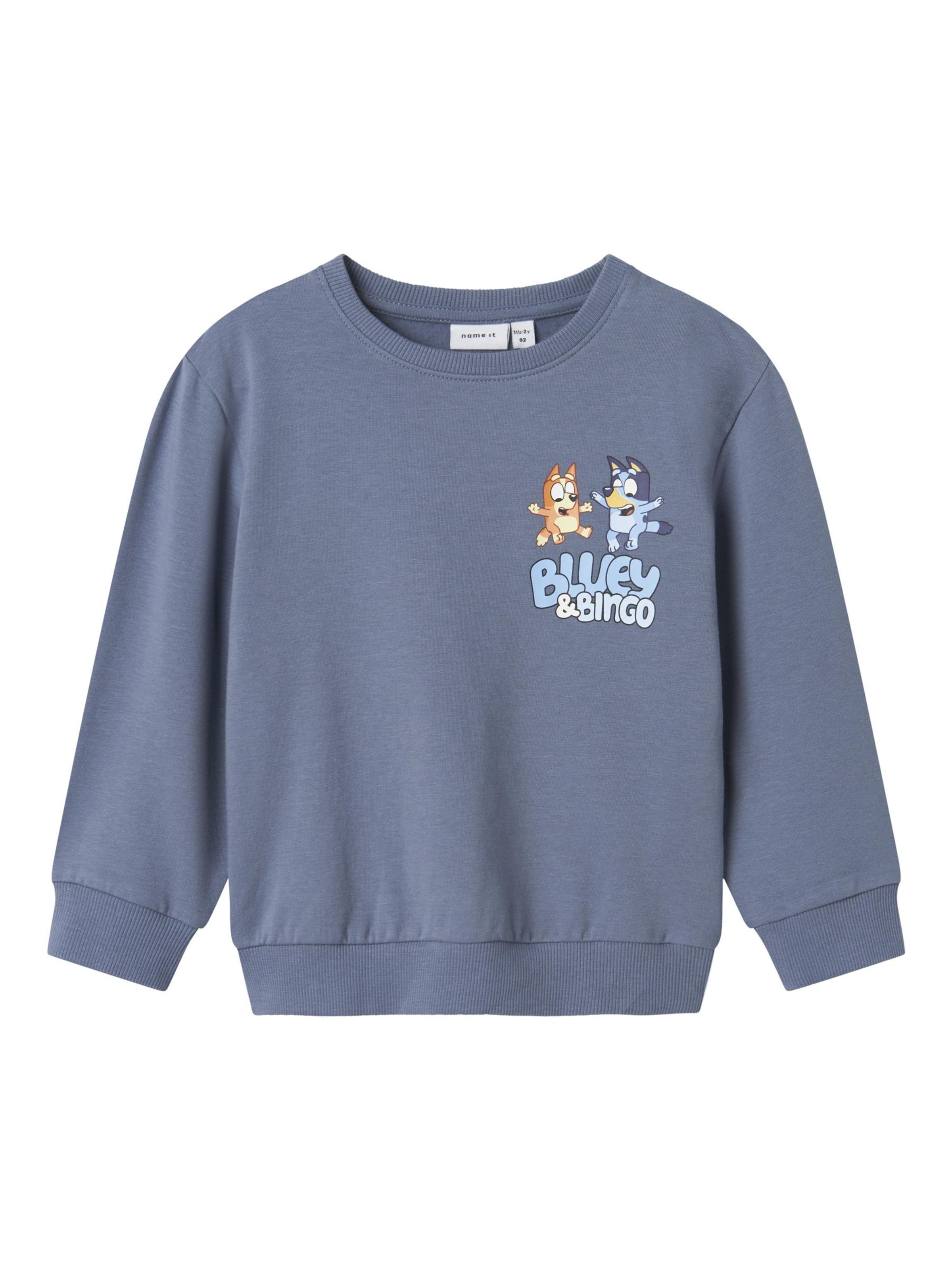 NAME IT Sweatshirt 'Bluey' in Blue: front