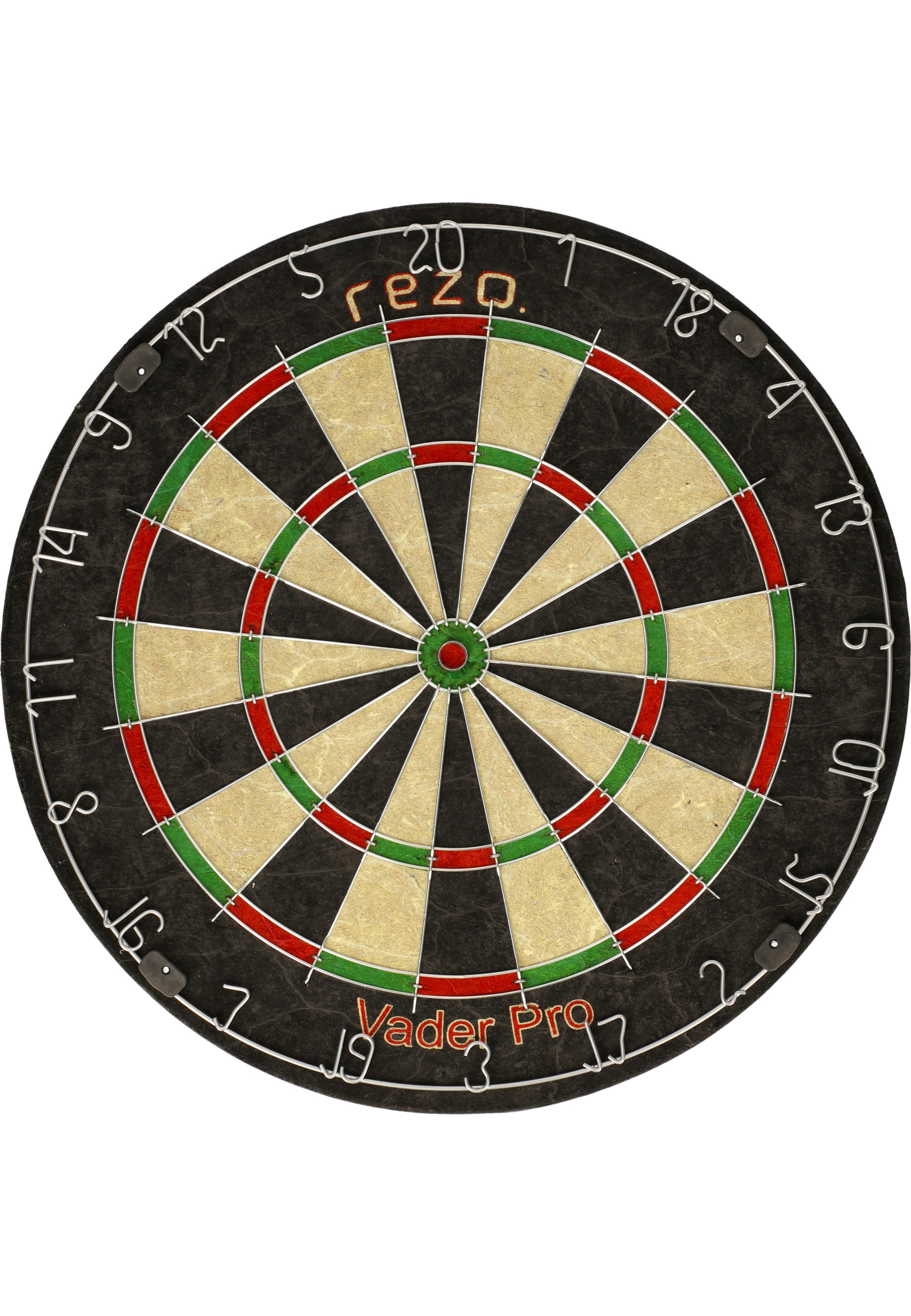 Rezo Dart-Set Vader Pro Dart Board Set in Schwarz: Vorderseite