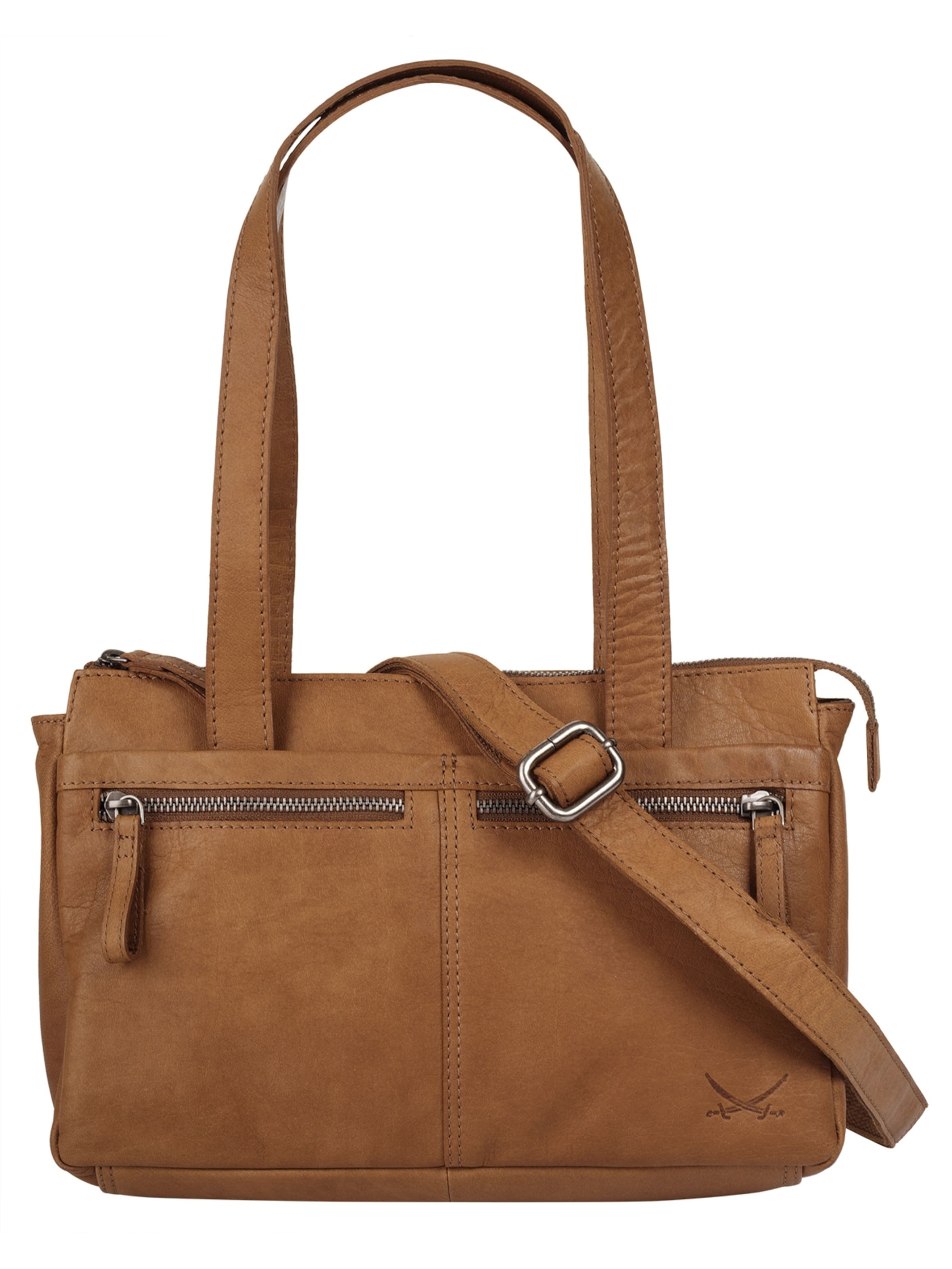 SANSIBAR Handtasche‌‌‌‌‌‌‌‌‌ in Braun: Vorderseite