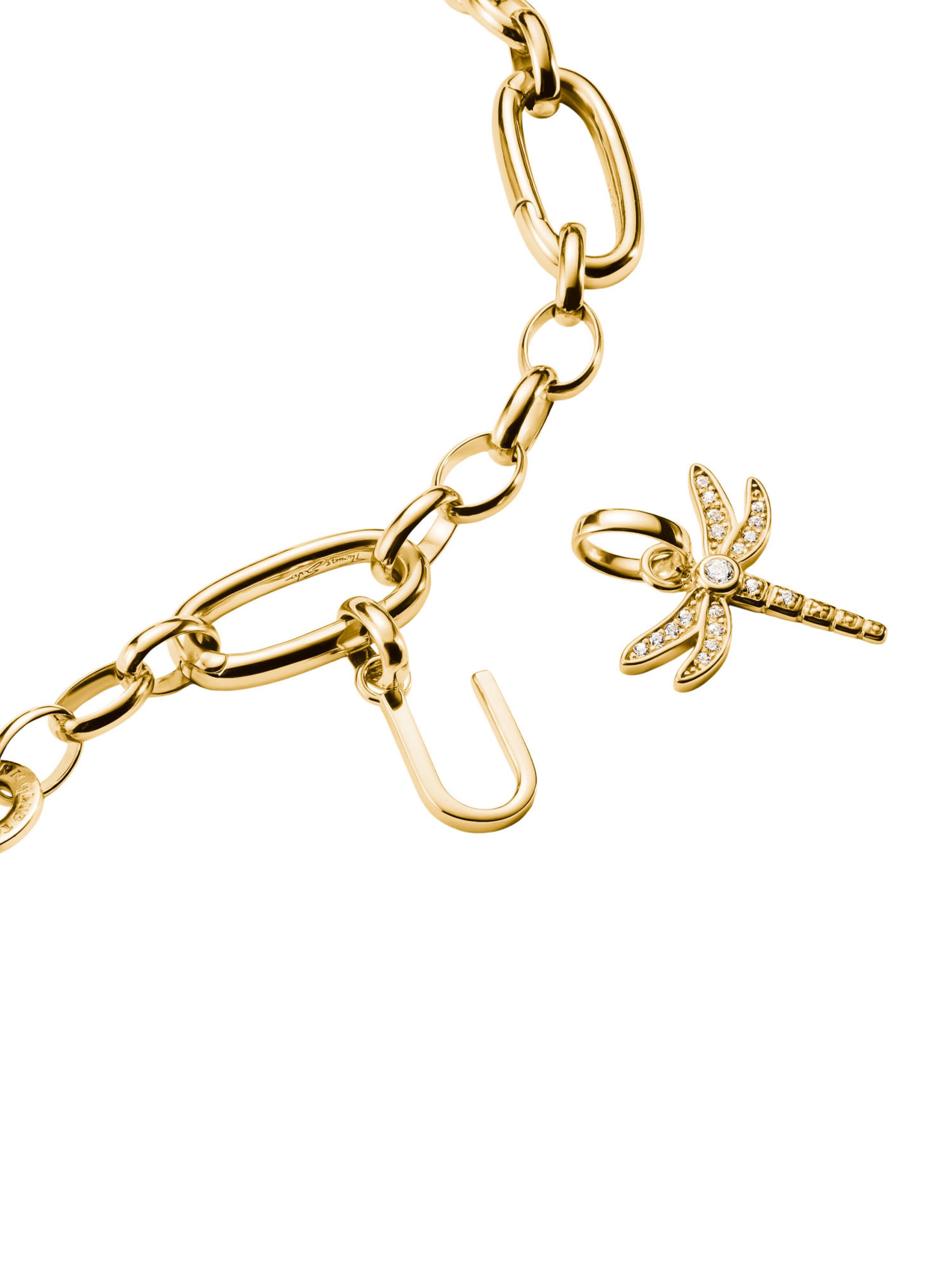 Thomas Sabo Anhänger 'Buchstabe U' in Gold
