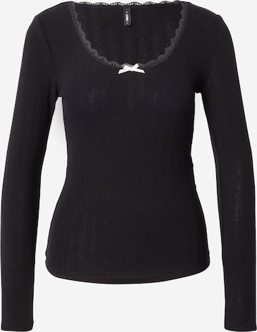 ONLY Shirt 'ONLLAIKA' in Schwarz: Vorderseite