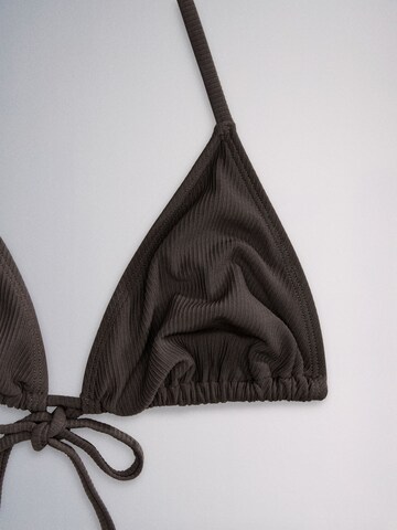 The Set Triangle Bikini in Brown