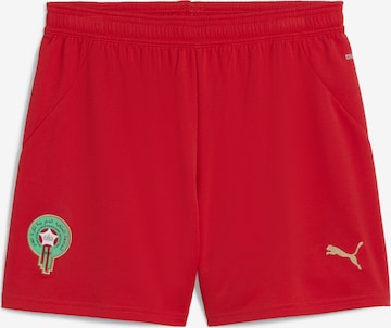 PUMA Sports trousers 'Marokko 2025' in Red: front
