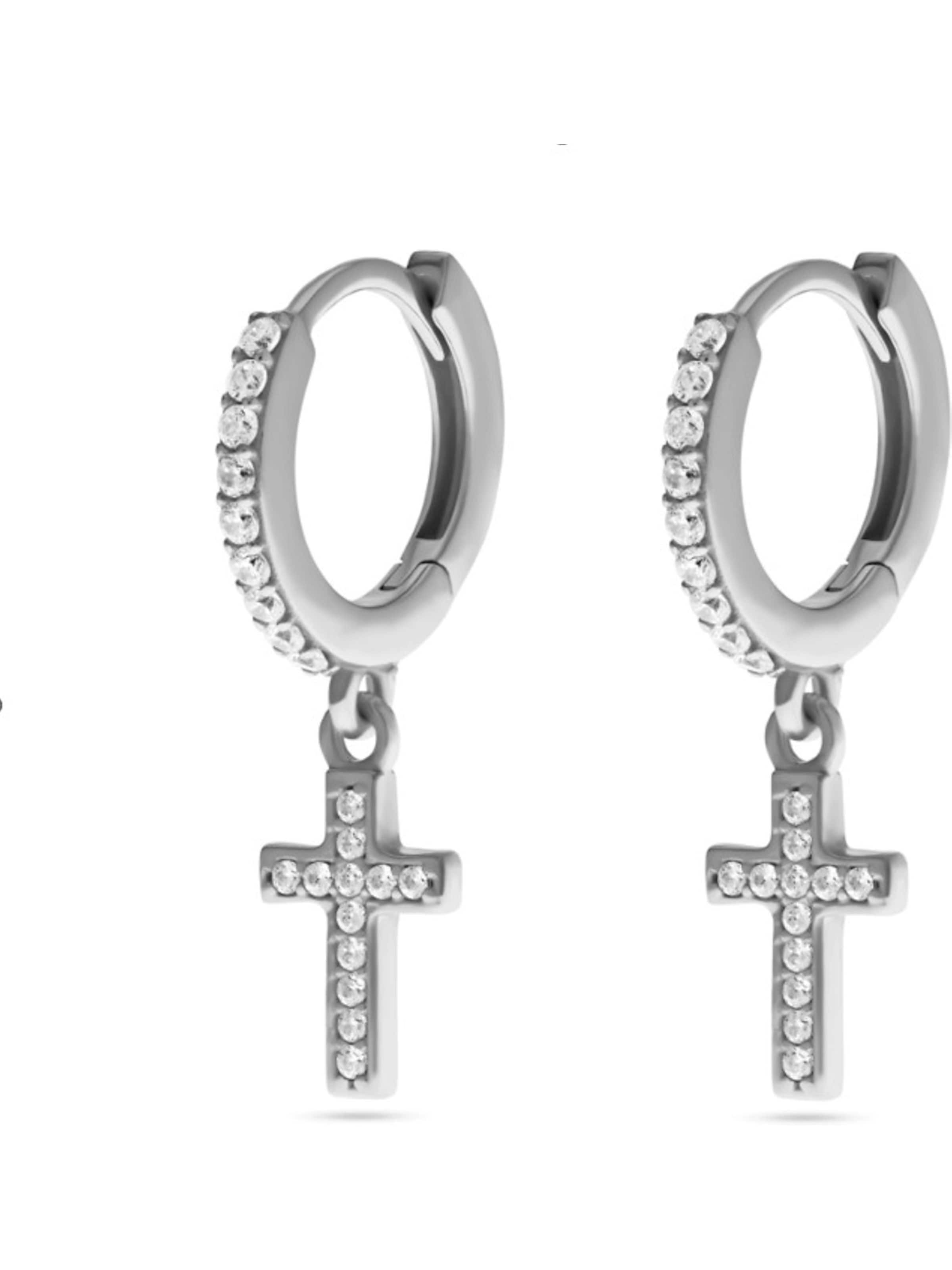 CHRIST Ohrringe in Silber: Vorderseite