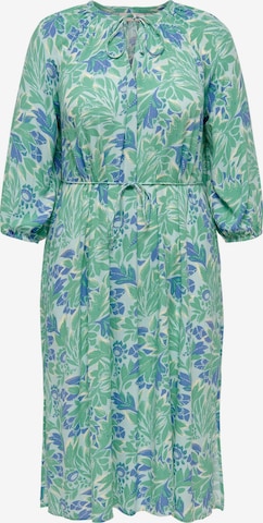 Robe-chemise 'Miranda' ONLY Carmakoma en vert : devant