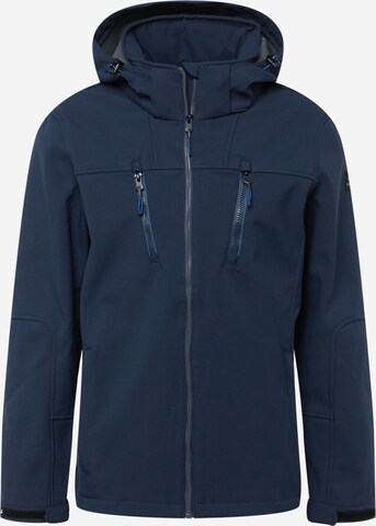 KILLTEC Outdoorjas in Blauw: voorkant