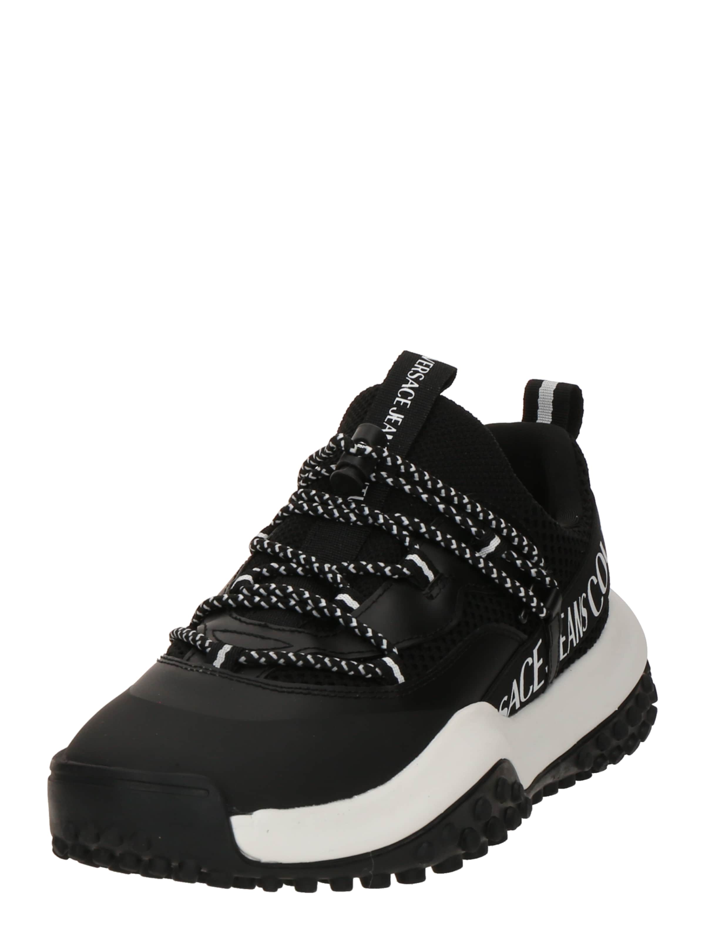 Sneaker low 'HYBER' de la Versace Jeans Couture pe negru: față