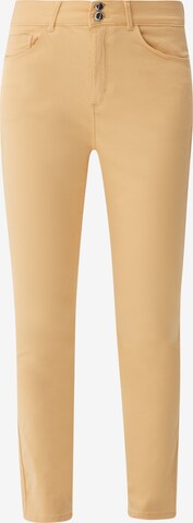 Skinny Pantalon s.Oliver BLACK LABEL en jaune : devant