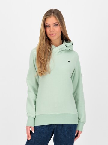 Alife and Kickin Sweatshirt 'SarinaAK' in Groen: voorkant