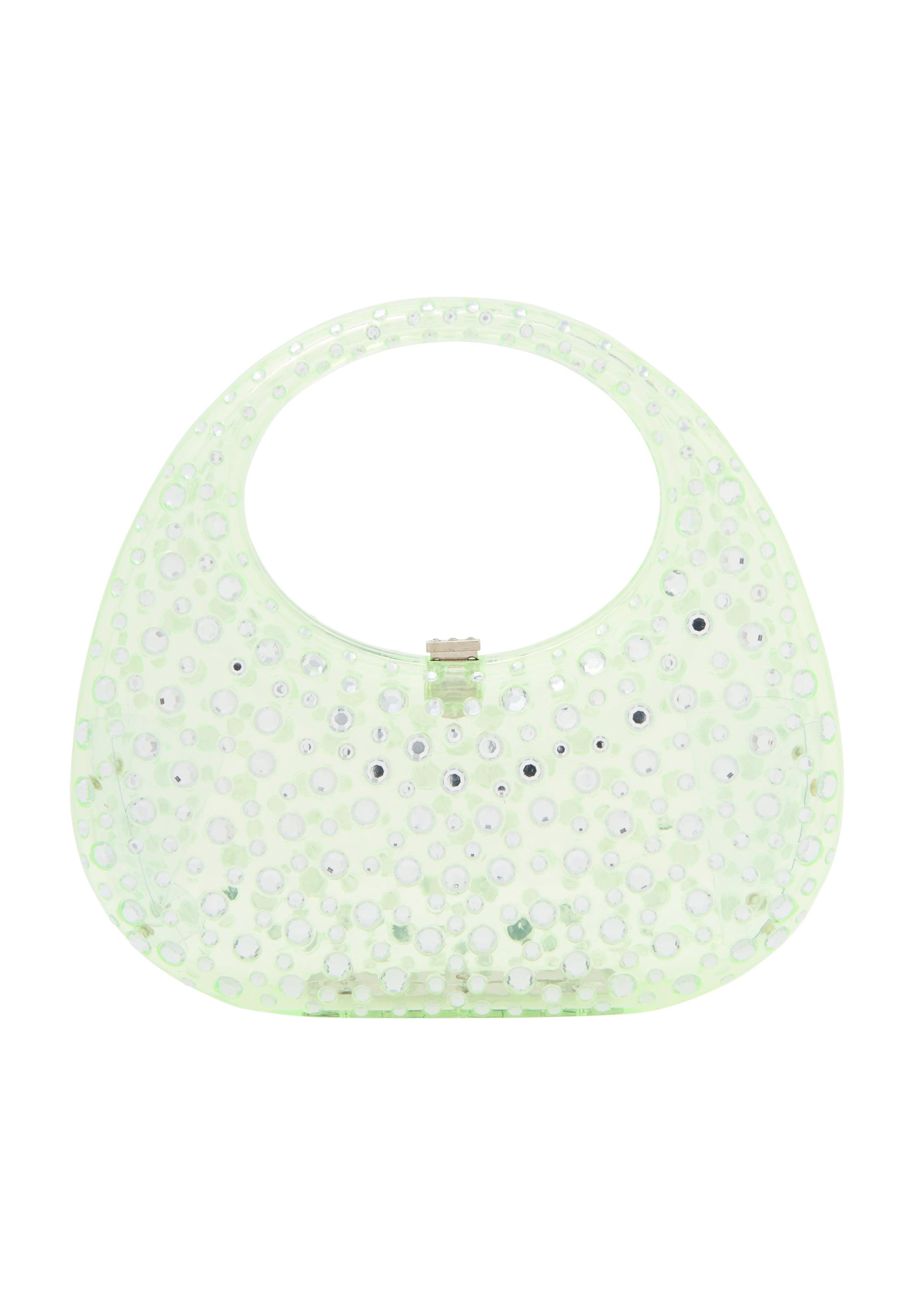 myMo at night Клатч 'Minaudière' в Зеленый: спереди