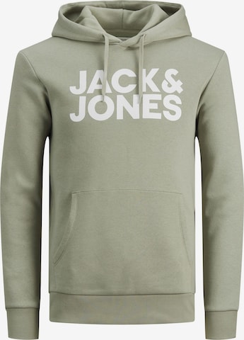 JACK & JONES Mikina – zelená: přední strana