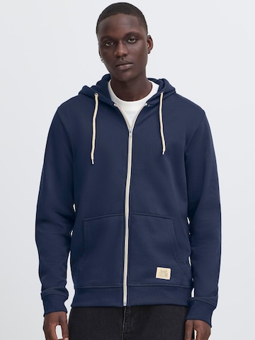 BLEND Zip-Up Hoodie in Blue