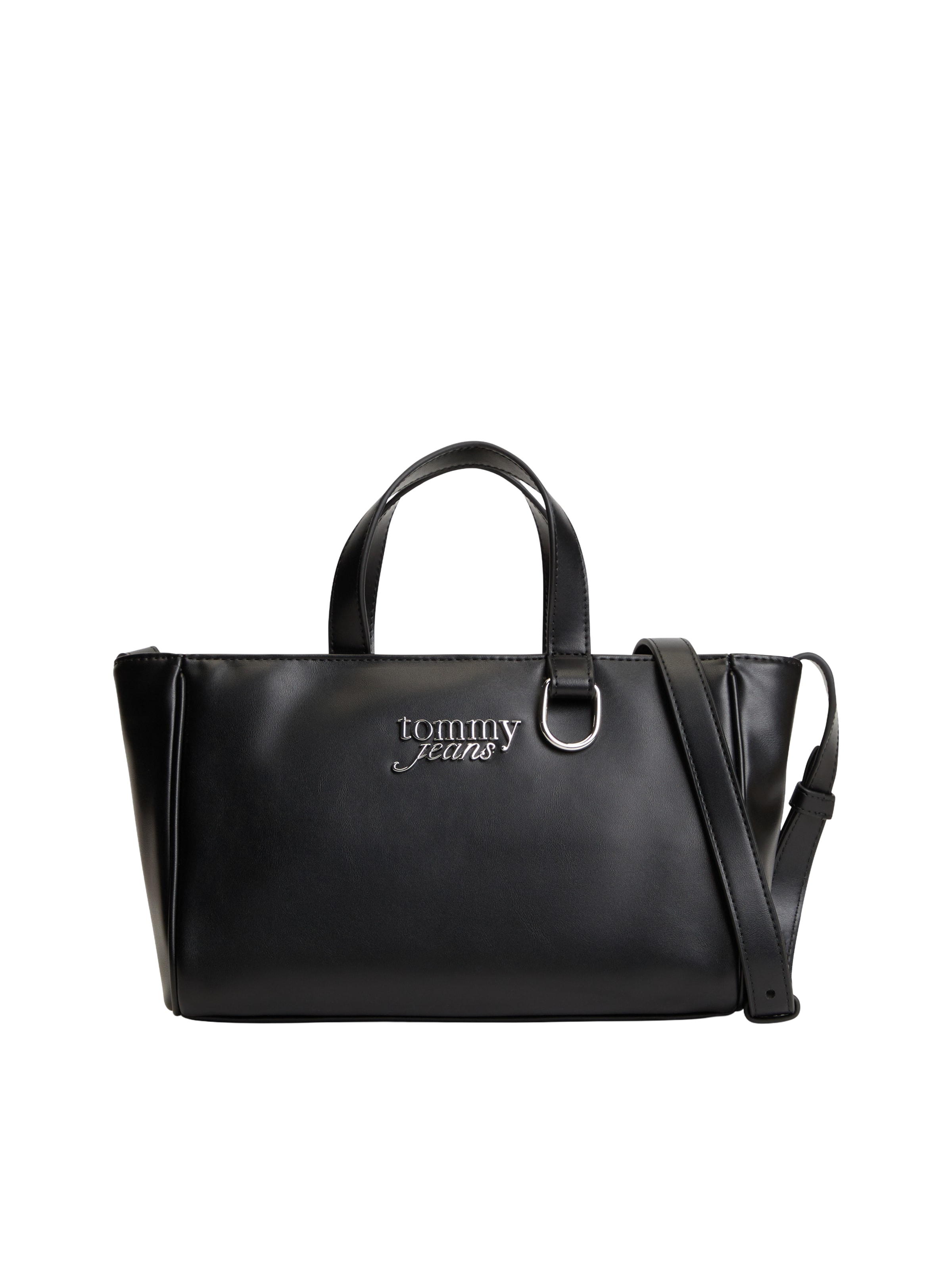 Tommy Jeans - Bolso de mano en negro: frente