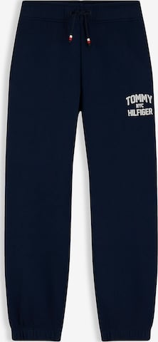 TOMMY HILFIGER Конический (Tapered) Штаны 'Brand Love' в Синий: спереди