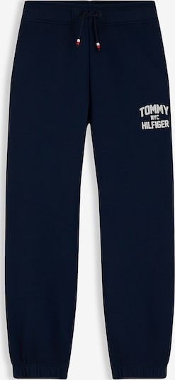 98 dydžio Kelnės 'Brand Love' iš TOMMY HILFIGER, spalva – nakties mėlyna / balta, Prekių apžvalga