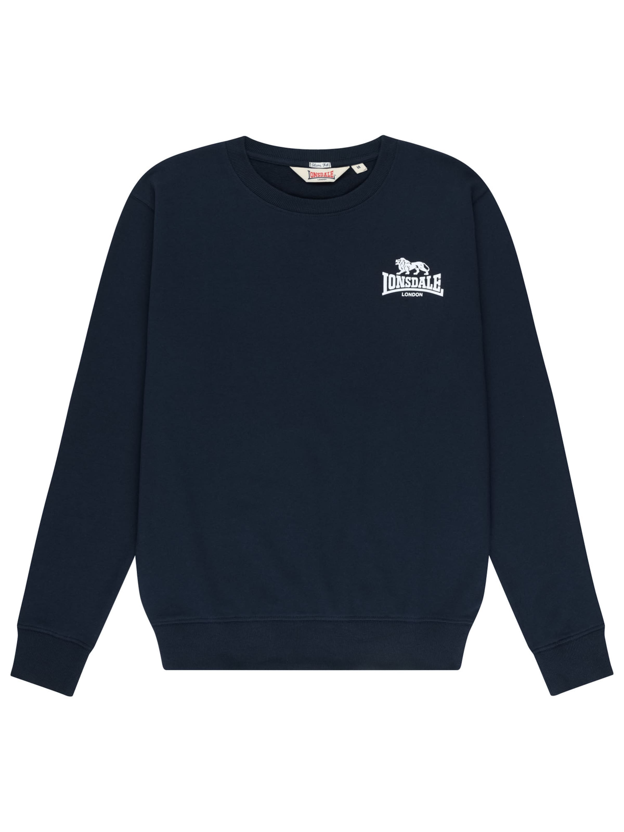 Sweat-shirt 'LONGRIDGE' LONSDALE en bleu : devant