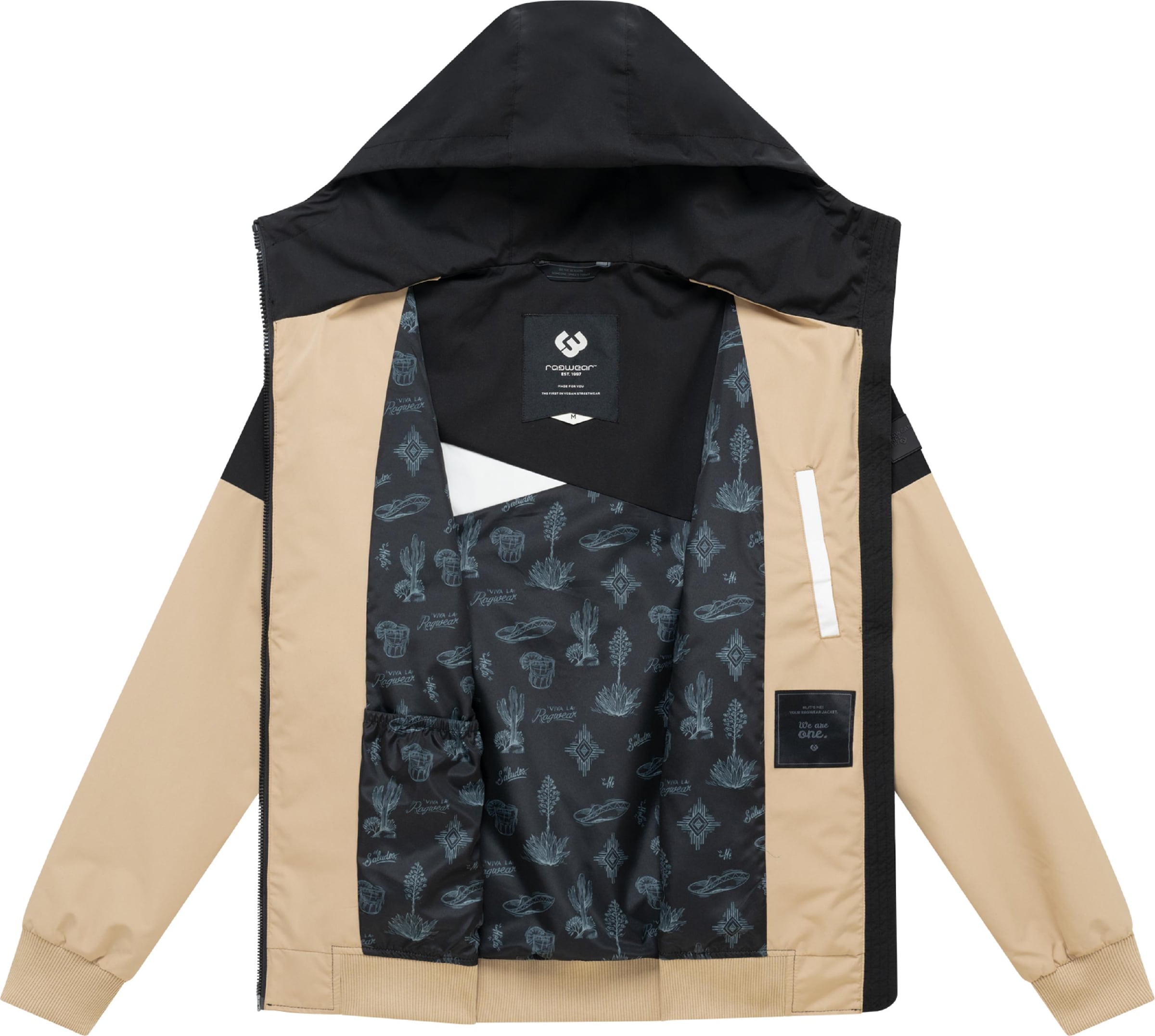 Ragwear Weatherproof jacket 'Renad' in Grey