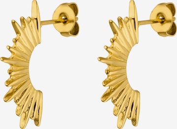 PURELEI - Brincos 'Soleil' em ouro: frente