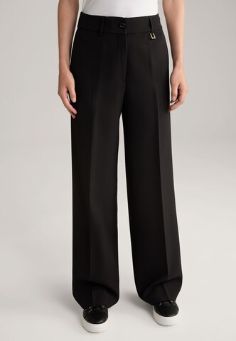 JOOP! Regular Pleated Pants in Black: front