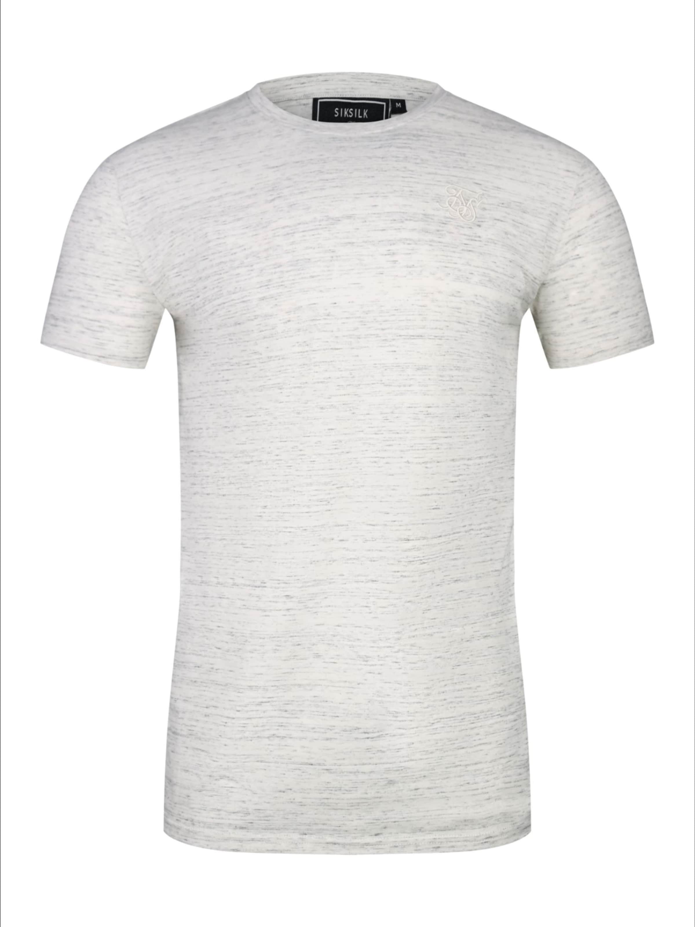 SikSilk Shirt in White: front