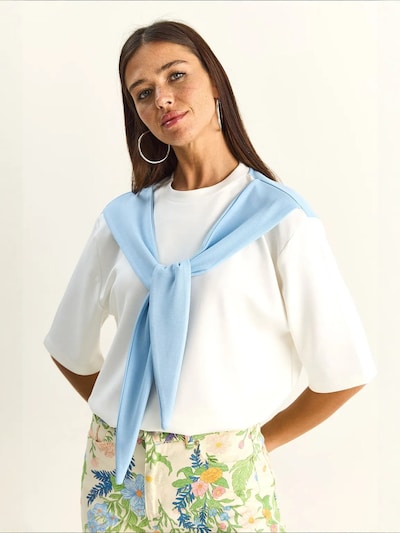Bianco Lucci T-shirt 'T-Shirts' en S en blanc, Vue avec produit