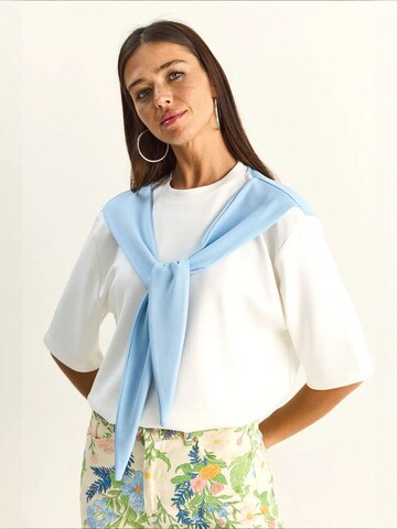 T-shirt 'T-Shirts' Bianco Lucci en blanc : devant