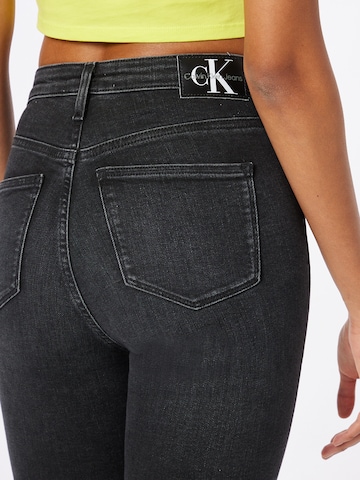 Calvin Klein Jeans Kitsas Teksapüksid, värv must