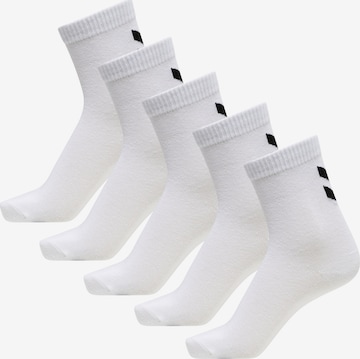 Hummel Sokken 'Make My Day' in Wit: voorkant