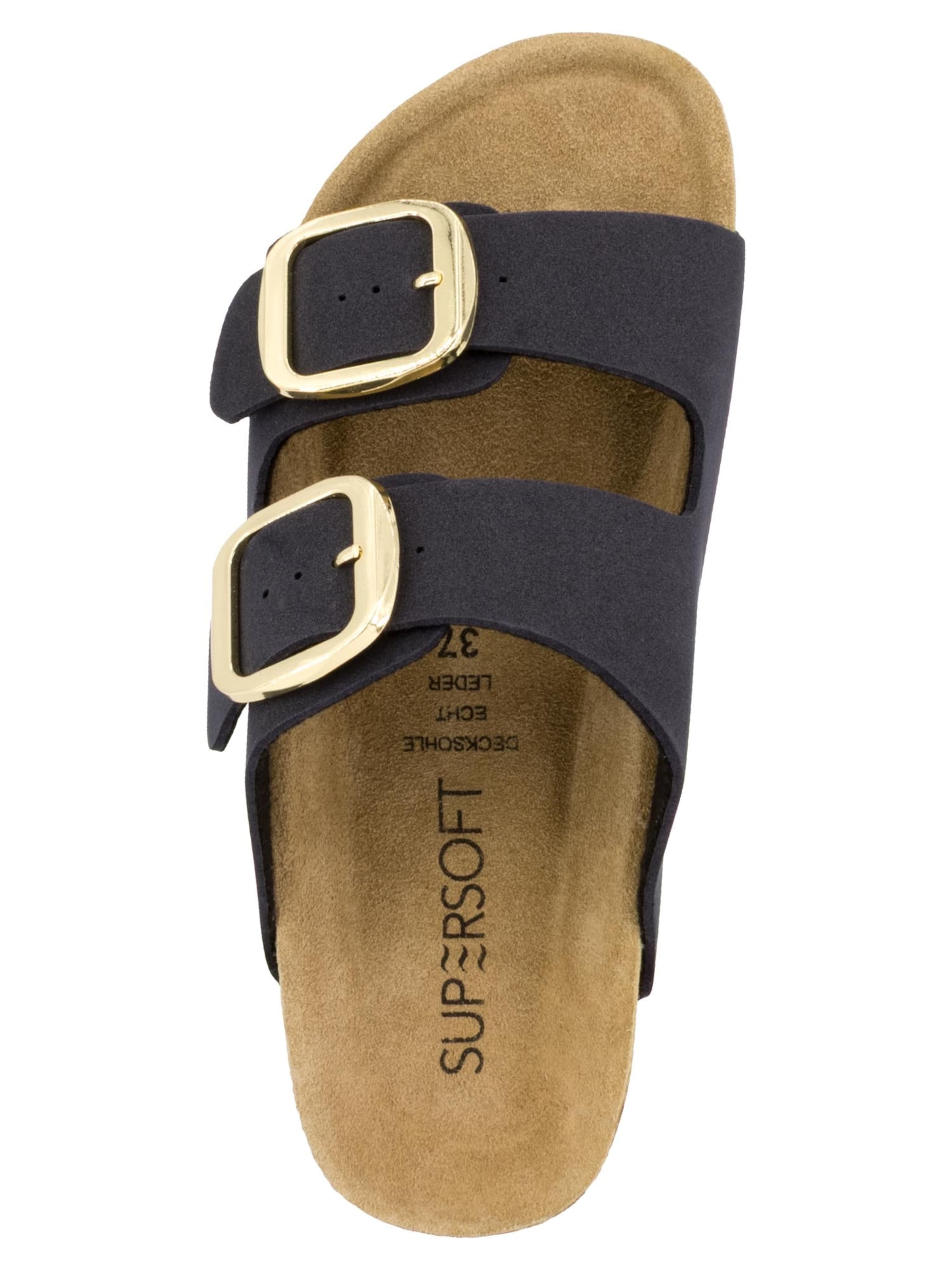 SUPERSOFT by Indigo Pantolette 'Classic' in Blau