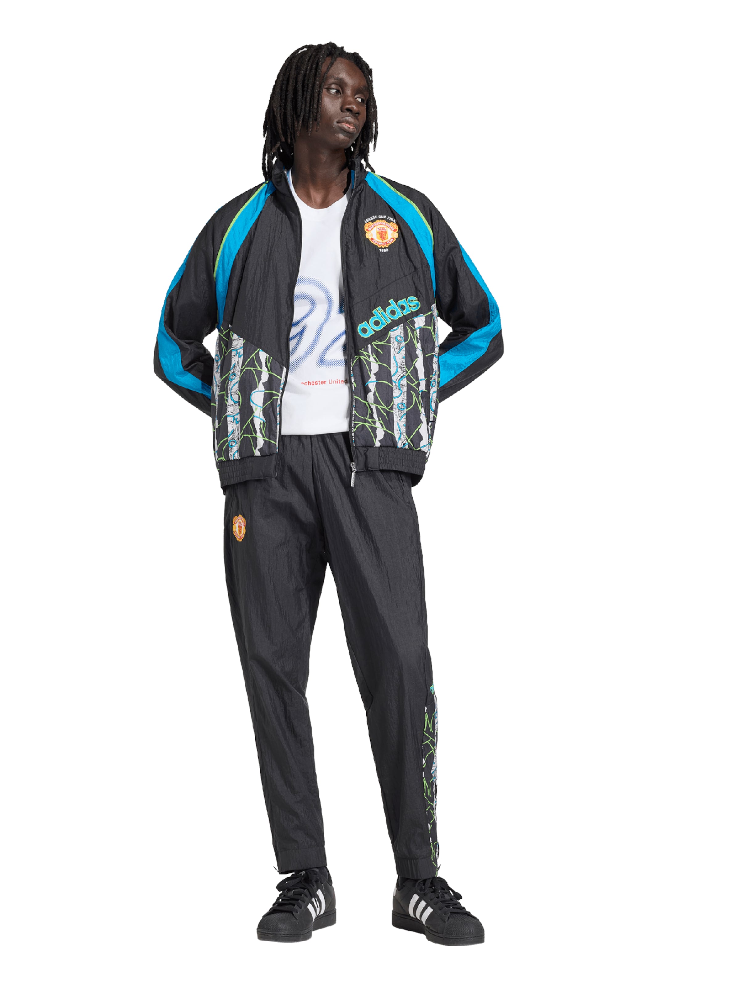 ADIDAS PERFORMANCE Kurtka treningowa 'MUFC 90' w kolorze czarny
