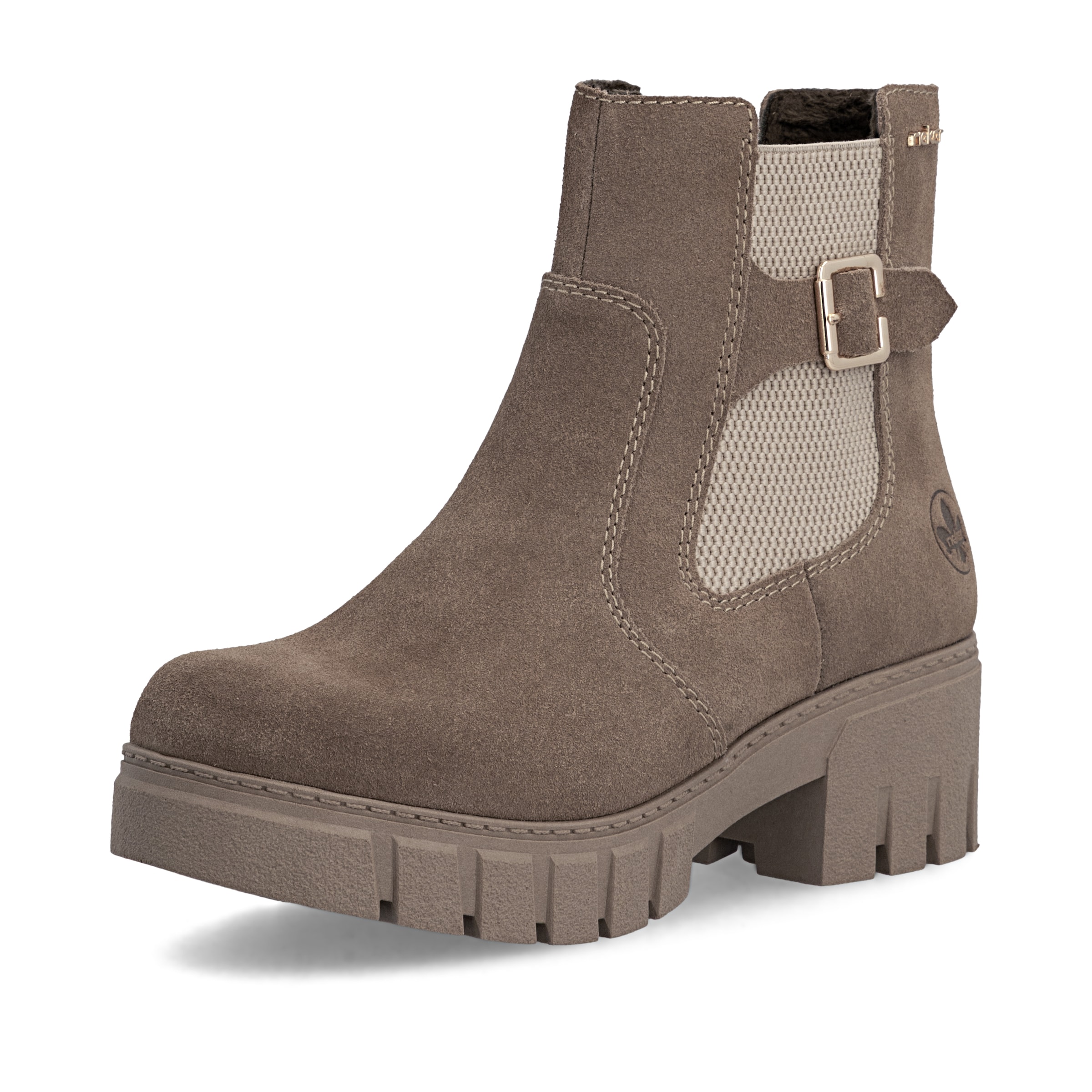 Rieker Stiefelette in Beige: Vorderseite