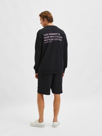 SELECTED HOMME Sweatshirt in Schwarz