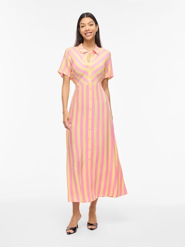 VILA - Vestido camisero 'VIAya Paya' en amarillo