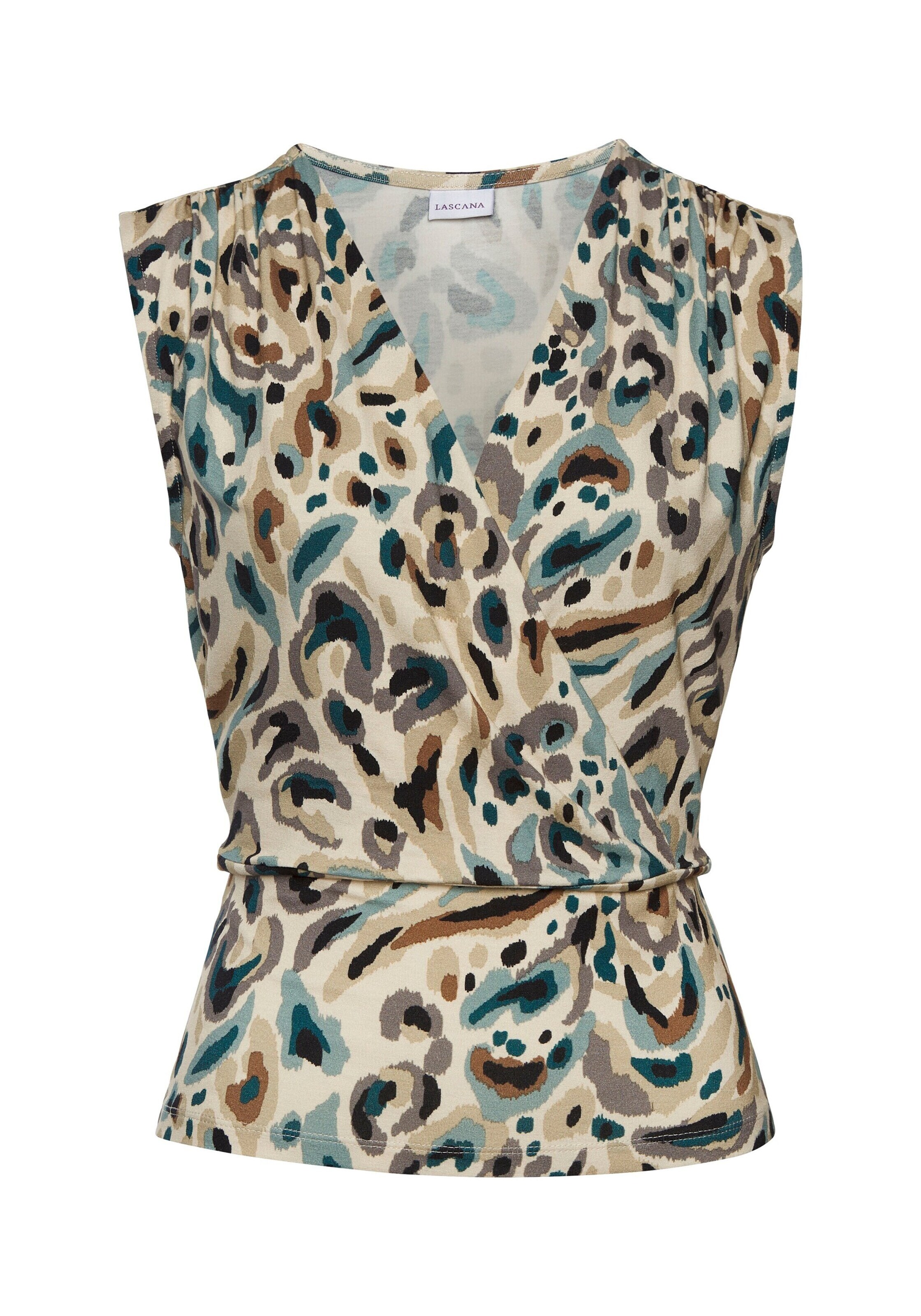LASCANA Shirttop in Beige: Vorderseite