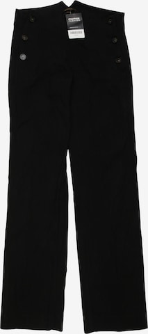 Diesel Black Gold Stoffhose XXS in Schwarz: Vorderseite