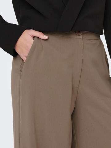 Wide leg Pantaloni 'Vincent' de la JDY pe maro