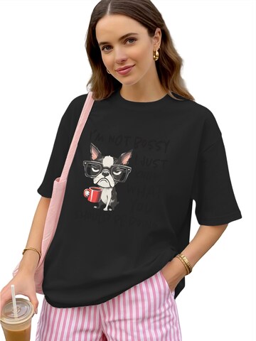 GORHEY Shirt in Zwart: voorkant