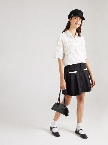 Sisley Bluse in Weiß