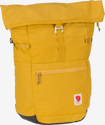 Fjällräven Sports Backpack 'High Coast' in Yellow: front