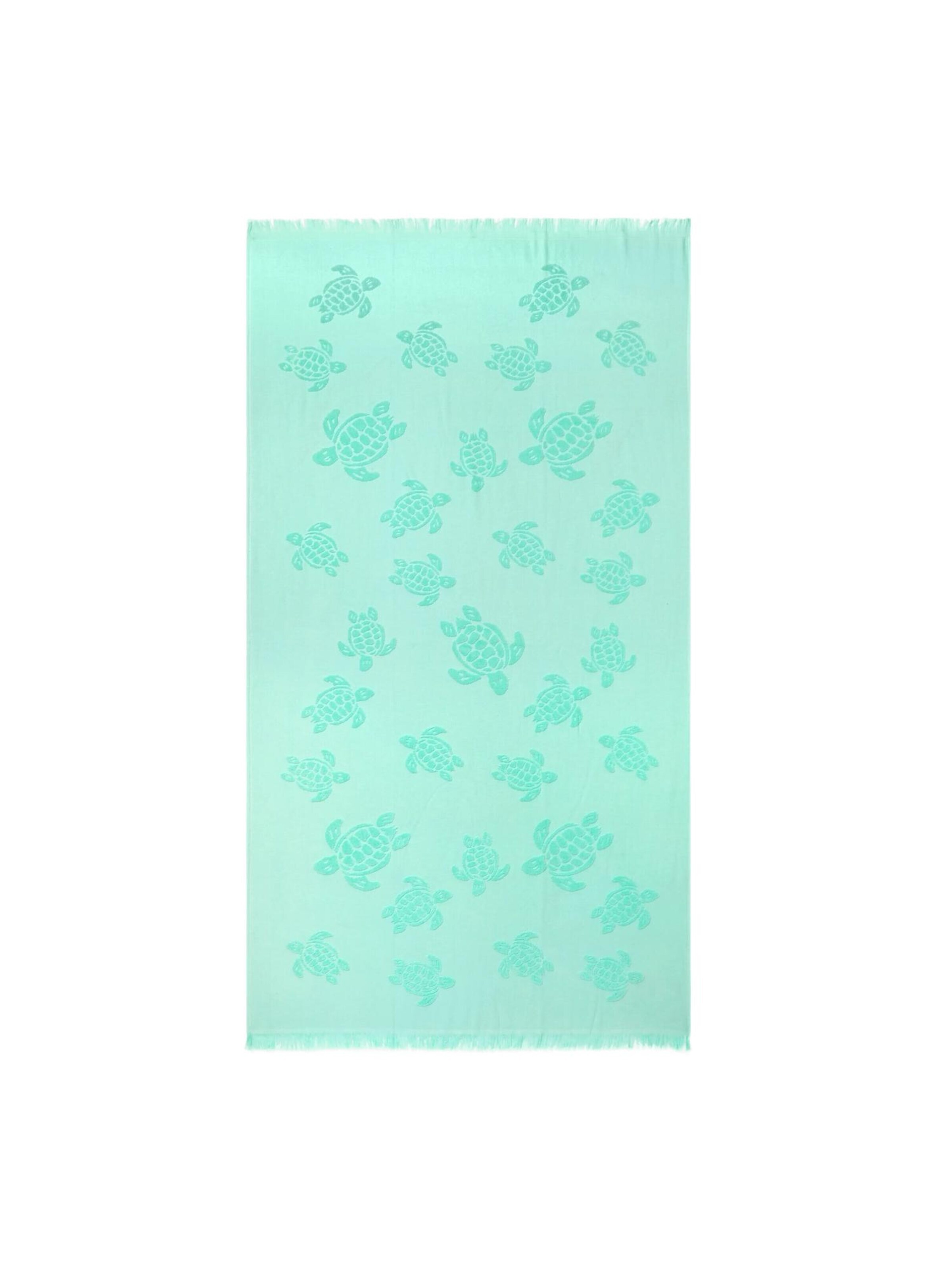 Vilebrequin Handdoek in Groen: voorkant