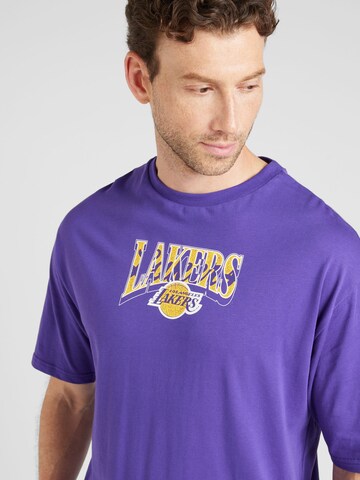 NEW ERA Tričko 'NBA CHAMPIONSHIP' – fialová